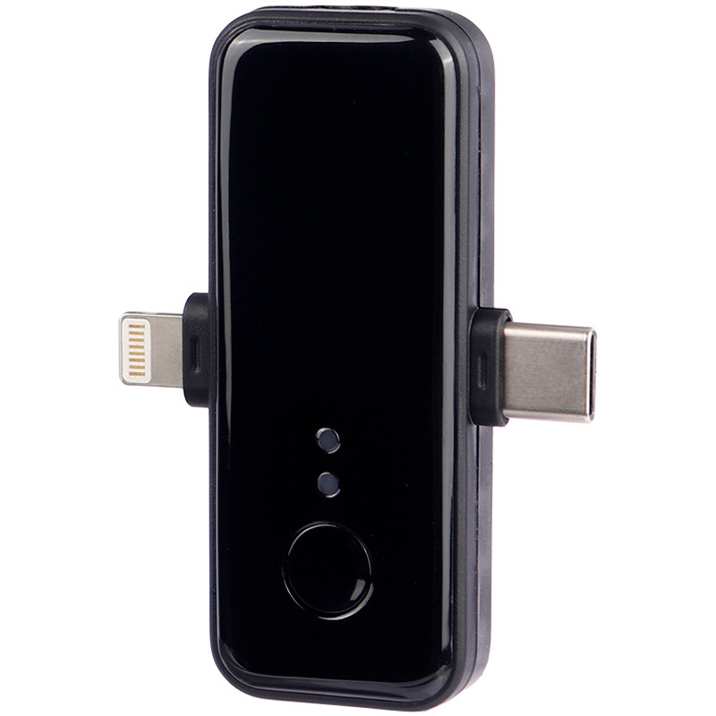 میکروفون یقه ای بی سیم دوتایی SX31 Type-C / Lightning - 6