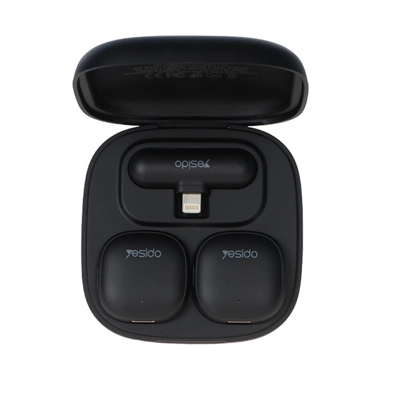 میکروفون یقه ای بی سیم دوتایی یسیدو KR20 Lightning - 4