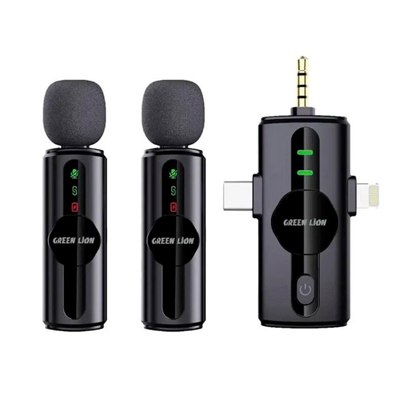 میکروفون یقه ای بی سیم Green Lion GM-80X