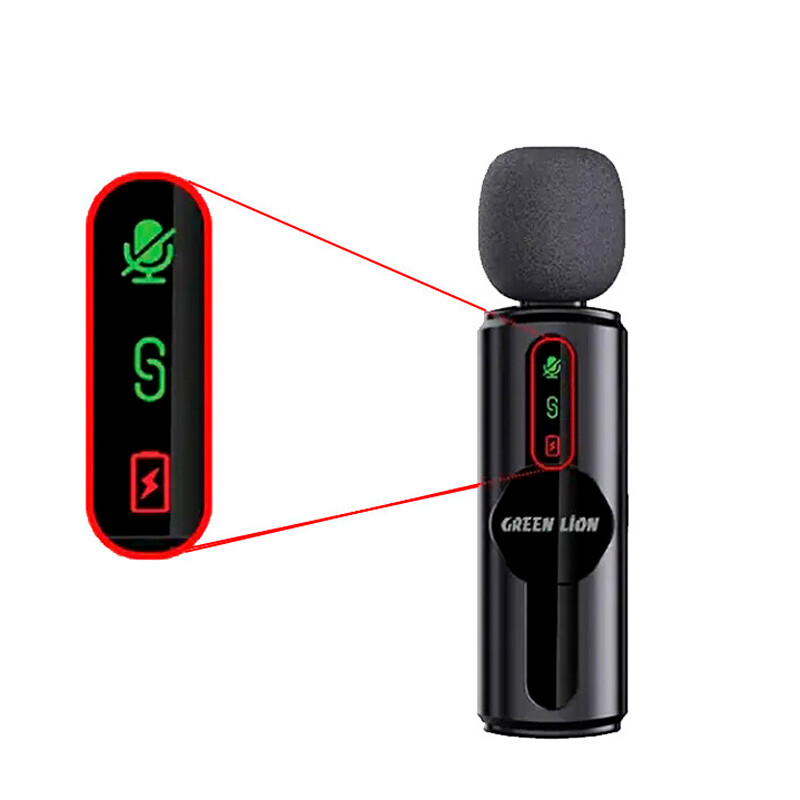 میکروفون یقه ای بی سیم Green Lion GM-80X - 2
