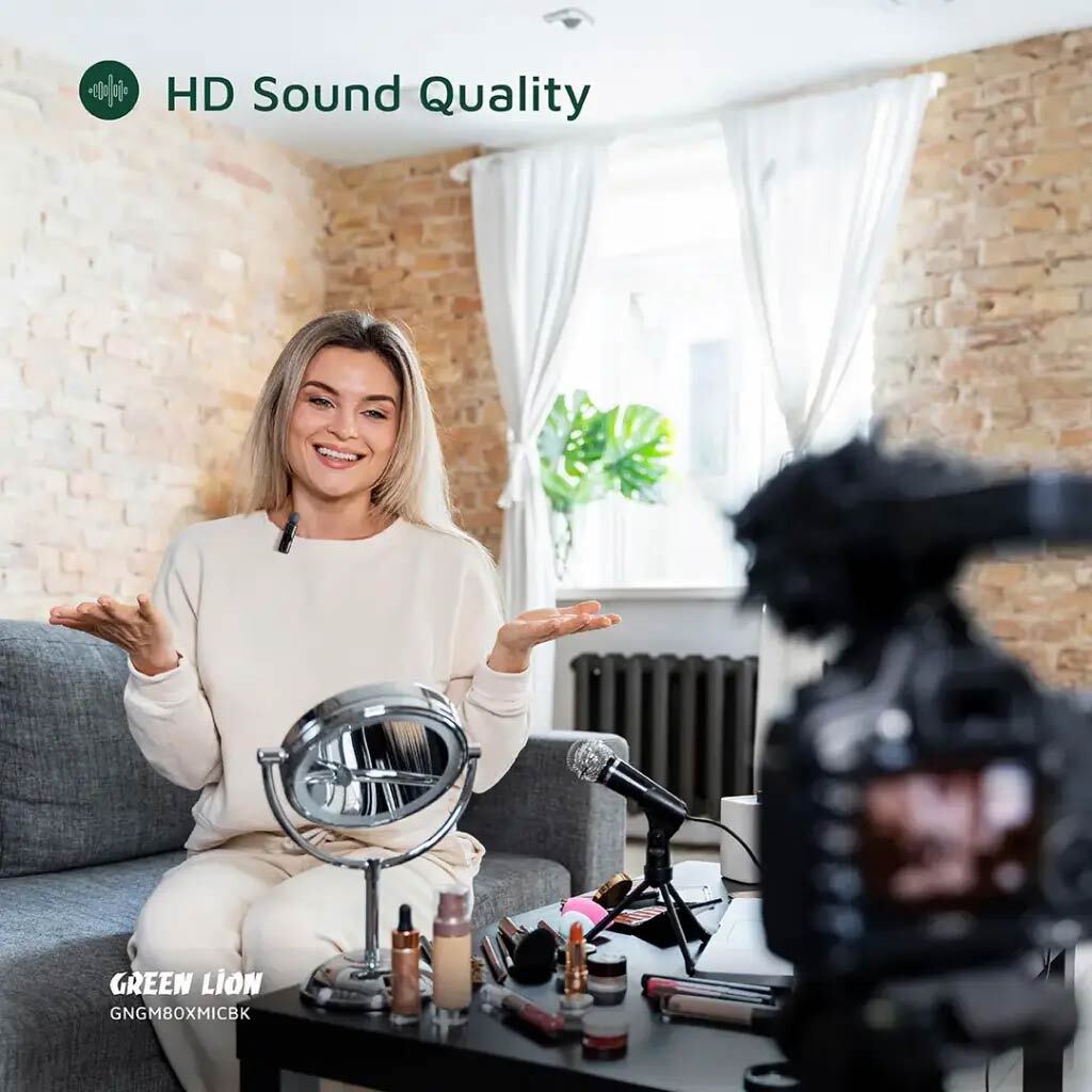 میکروفون یقه ای بی سیم Green Lion GM-80X - 5
