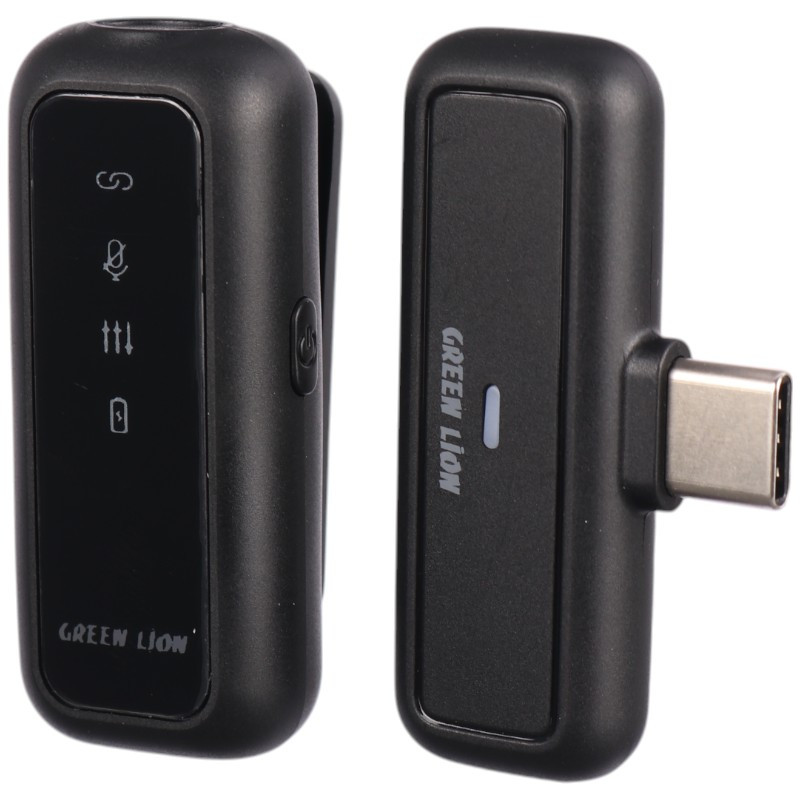 میکروفون یقه ای بی سیم گرین لاین GM-65X Type-C - 2