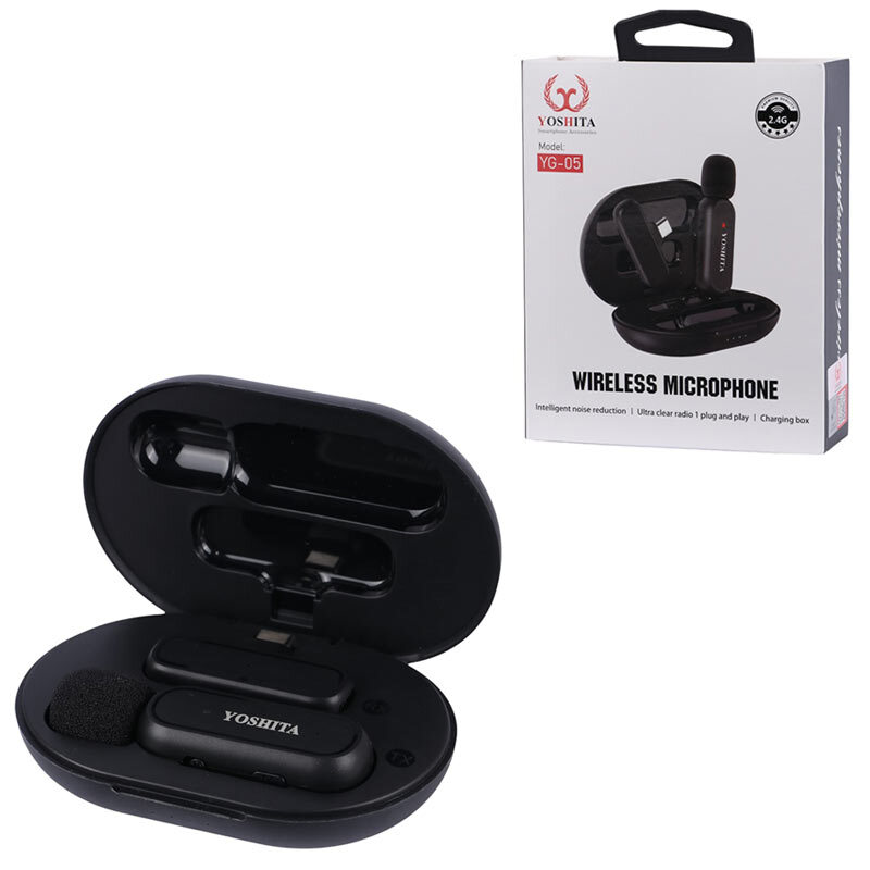 میکروفون یقه ای بی سیم یوشیتا YG-05 Type-C