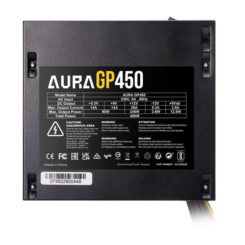 پاور 450 وات گیم دیاس Gamdias Aura GP450 White - 2