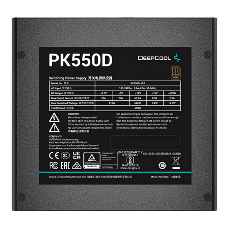 پاور 550 وات دیپ کول DeepCool PK550D Bronze - 3