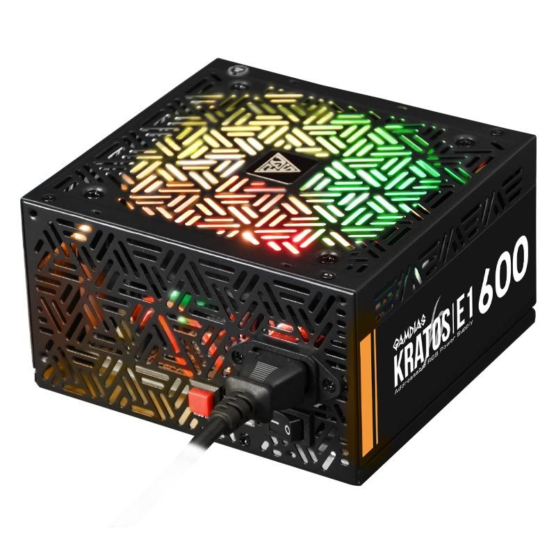 پاور 600 وات گیم دیاس Gamdias KRATOS E1-600 ARGB - 4