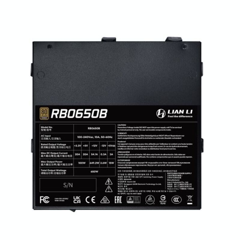 پاور 650 وات لیان لی RB 650B Bronze - 3