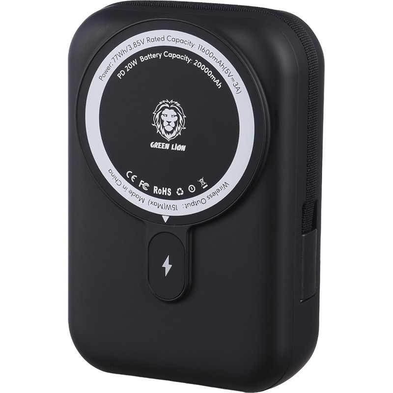 پاور بانک بی سیم فست شارژ 20000 گرین لاین Green Lion Monaco PD 20W - 2