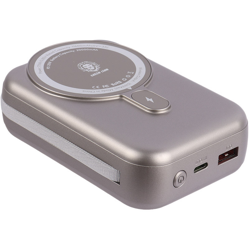 پاور بانک بی سیم فست شارژ 20000 گرین لاین Green Lion Monaco PD 20W - 8