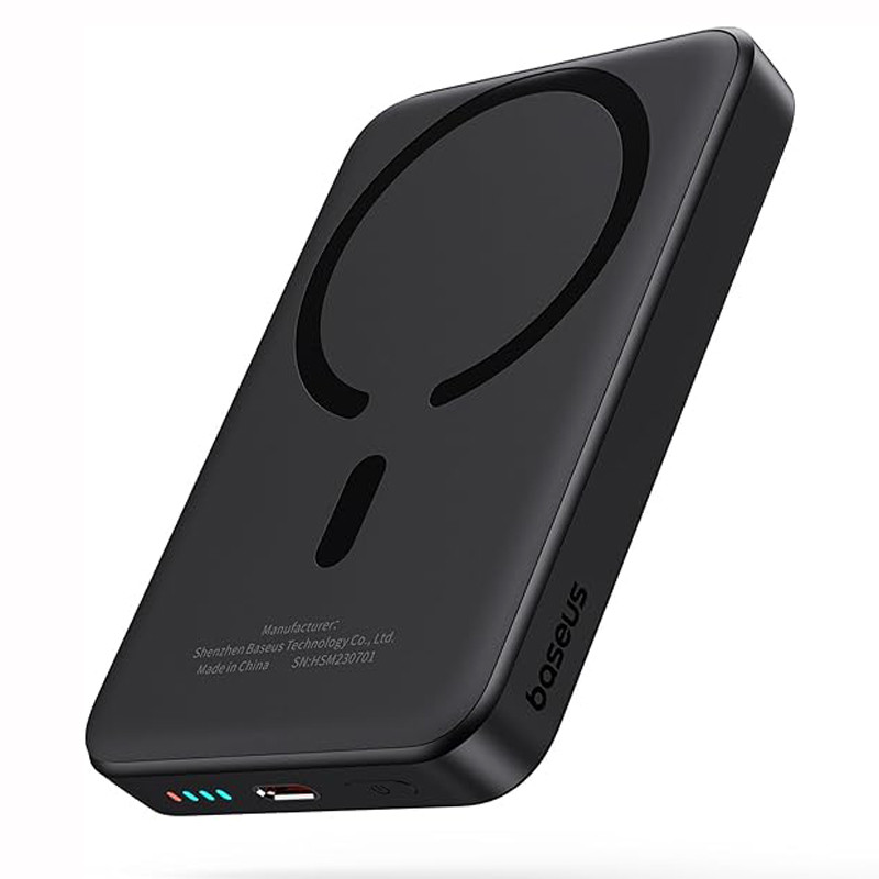 پاور بانک بی سیم فست شارژ 5000 باسئوس Baseus Magnetic Mini P10022107 PD 20W - 3