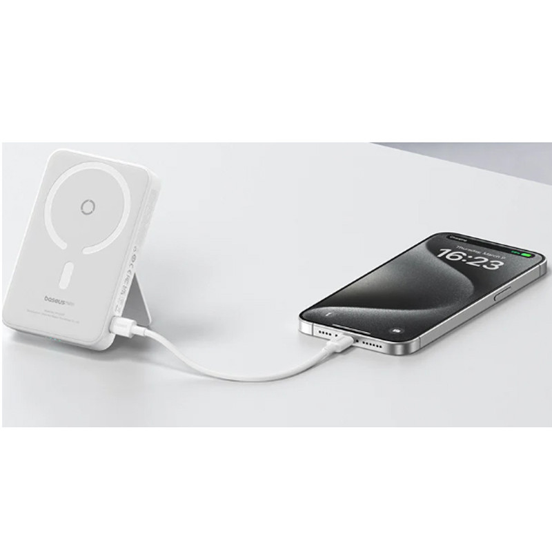 پاور بانک بی سیم فست شارژ 5000 باسئوس Baseus MagPro P10064101 PD 20W - 8