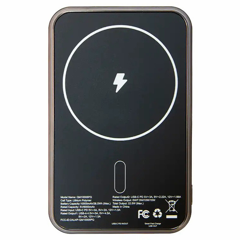 پاور بانک بی سیم فست شارژ انرجایزر Ultimate QM10005PQ PD 22.5W ظرفیت 10000 میلی آمپر ساعت - 8