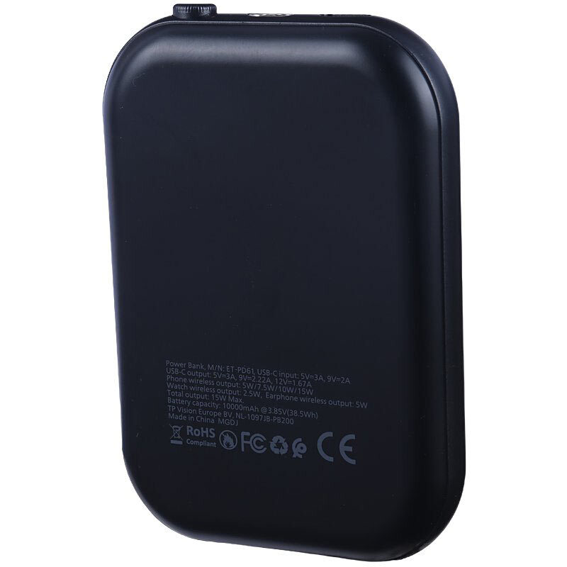 پاور بانک بی سیم فست شارژ ارلدام ET-PD61 PD 20W ظرفیت 10000 میلی آمپر ساعت - 5