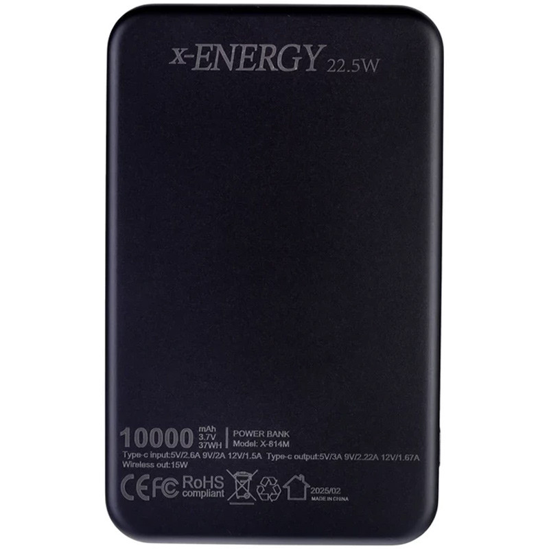 پاور بانک بی سیم فست شارژ ایکس انرژی X-814M PD 22.5W ظرفیت 10000 میلی آمپر ساعت - 3