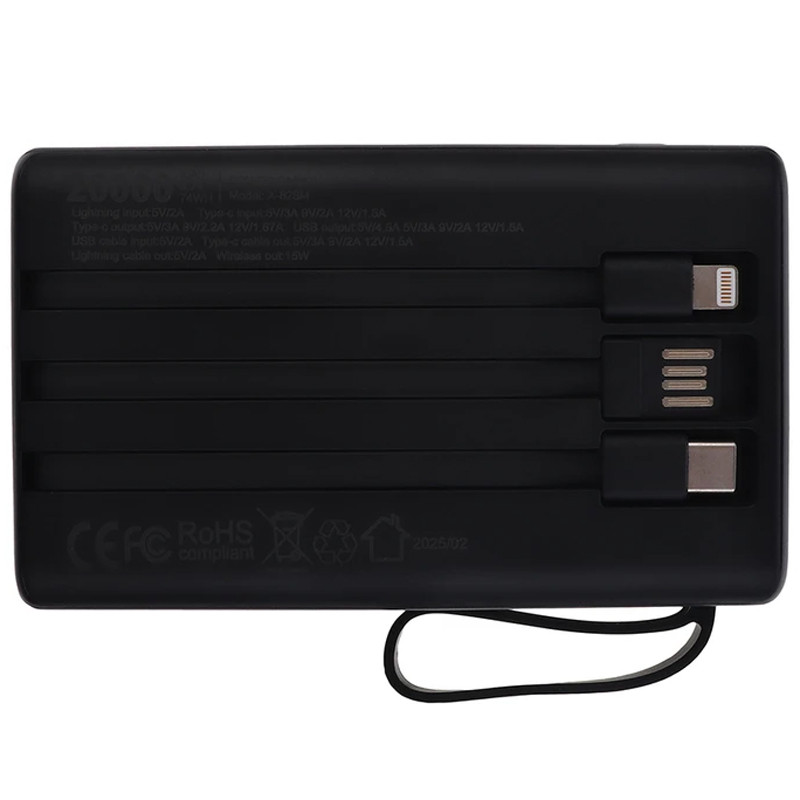 پاور بانک بی سیم فست شارژ ایکس انرژی X-828M PD 22.5W ظرفیت 20000 میلی آمپر ساعت - 3