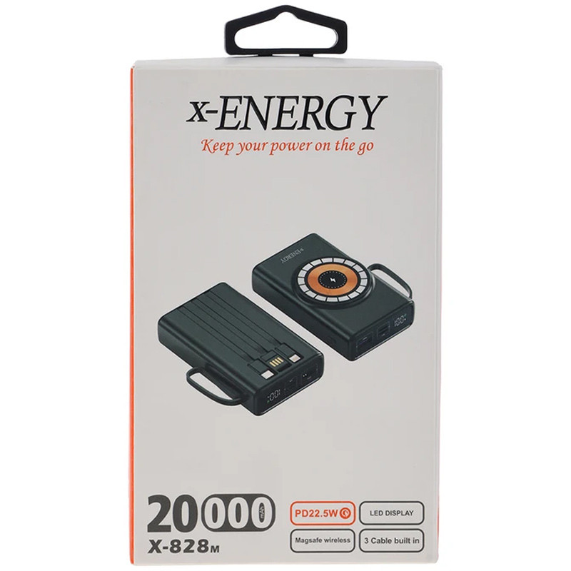 پاور بانک بی سیم فست شارژ ایکس انرژی X-828M PD 22.5W ظرفیت 20000 میلی آمپر ساعت - 8
