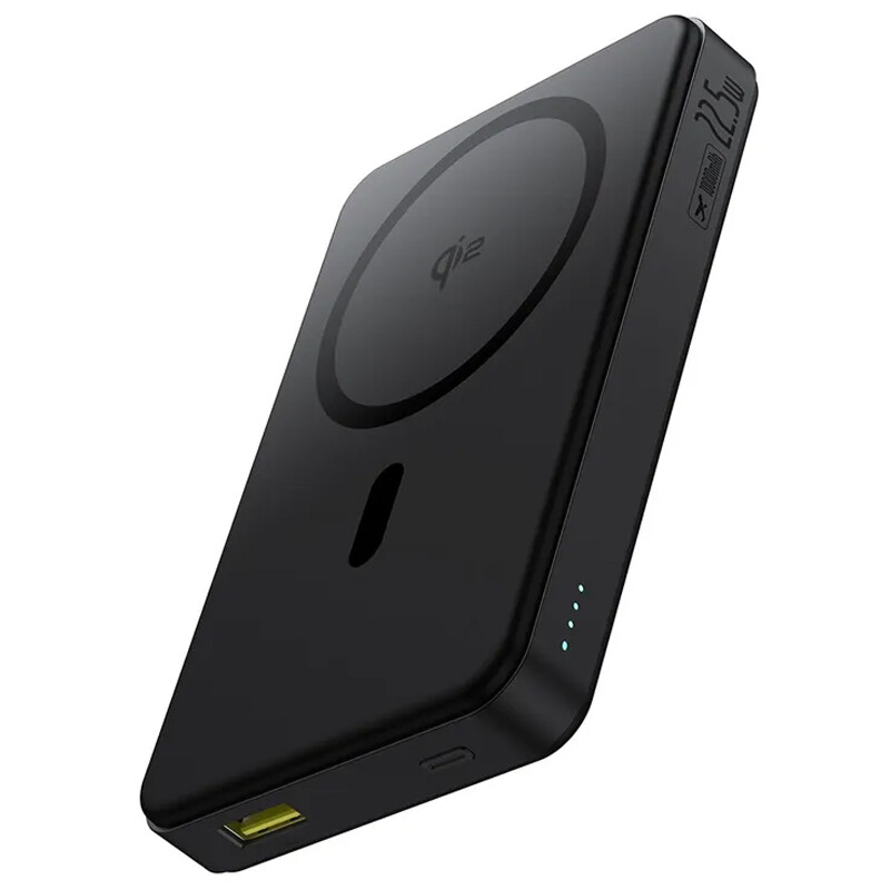 پاور بانک بی سیم فست شارژ باسئوس Airpow 2 Qi2 Magnetic P10080000123 22.5W ظرفیت 10000 میلی آمپر ساعت - 2