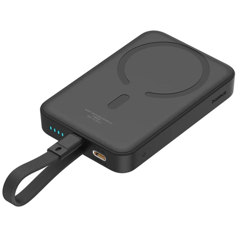 پاور بانک بی سیم فست شارژ باسئوس P10067401122 PD 20W ظرفیت 10000 میلی آمپر ساعت - 4