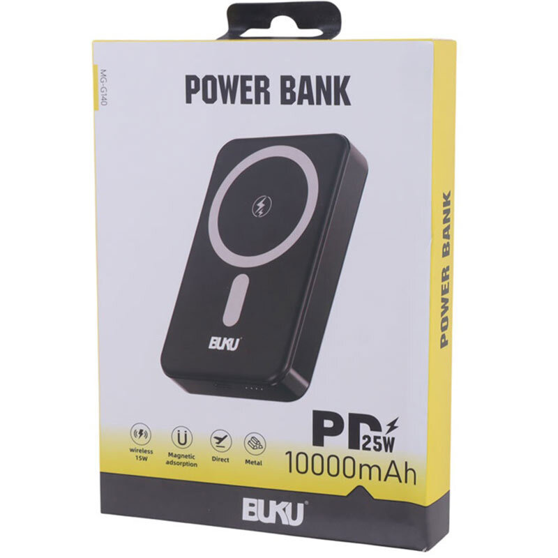 پاور بانک بی سیم فست شارژ بوکو MG-G140 PD 18W ظرفیت 10000 میلی آمپر ساعت - 6