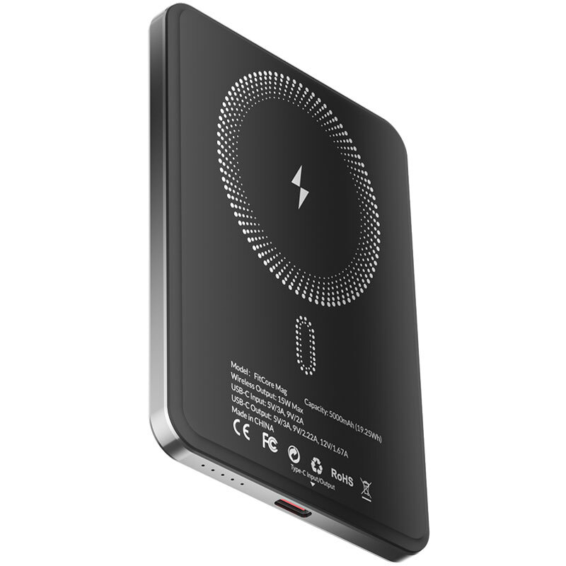 پاور بانک بی سیم فست شارژ گلوریمی FitCore Mag PD 20W ظرفیت 5000 میلی آمپر ساعت - 6