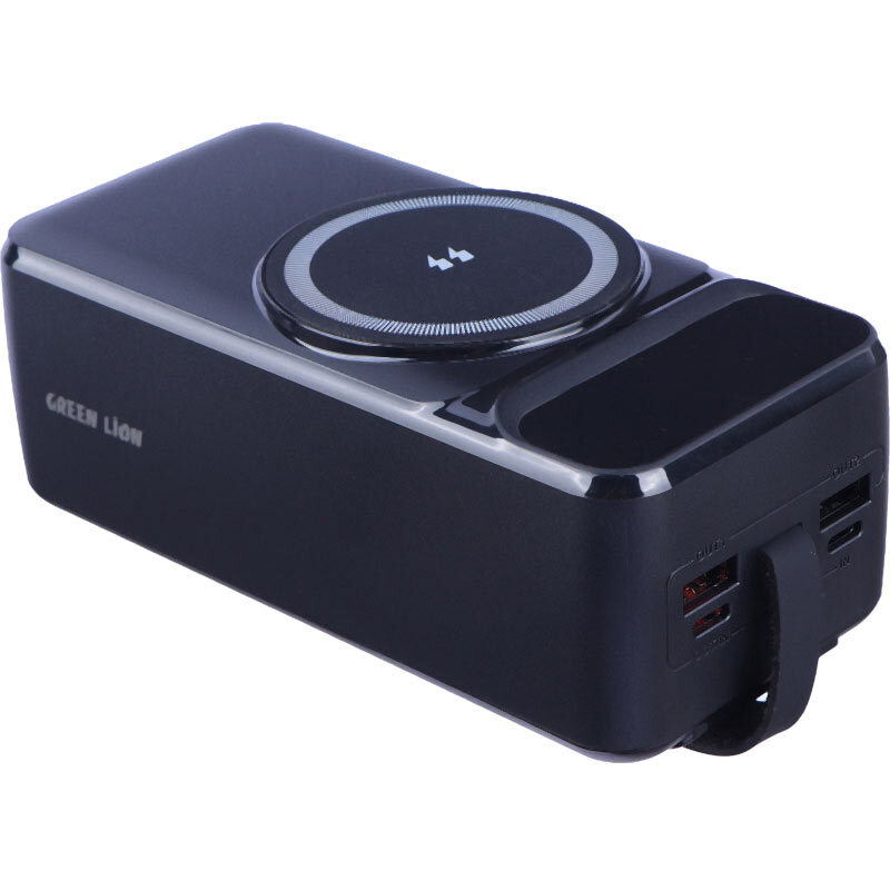 پاور بانک بی سیم فست شارژ گرین لاین Everton GL-PXB5 GNEVRTN40K QC PD 22.5W ظرفیت 40000 میلی‌ آمپر ساعت - 2