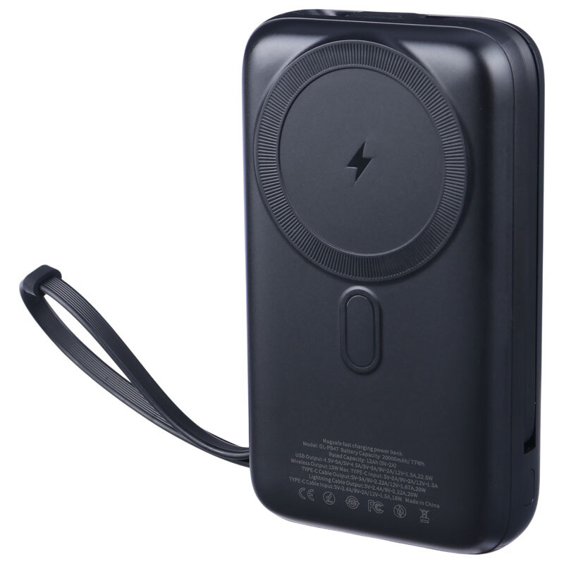 پاور بانک بی سیم فست شارژ گرین لاین Luzern GL-PB47 PD 22.5W ظرفیت 20000 میلی آمپر ساعت - 4