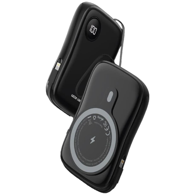 پاور بانک بی سیم فست شارژ گرین لاین MagPulse GL-PX18 PD 30W ظرفیت 10000 میلی آمپر ساعت - 5