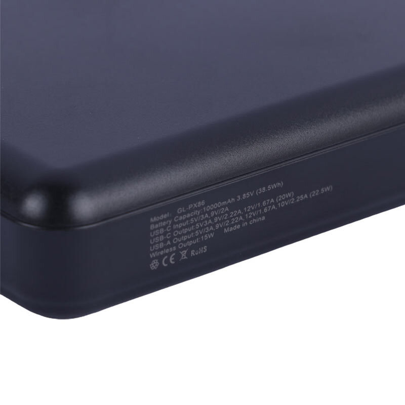 پاور بانک بی سیم فست شارژ گرین لاین Malaga GL-PX86 GNMAL10KPB QC3.0 PD 22.5W ظرفیت 10000 میلی‌ آمپر ساعت - 4