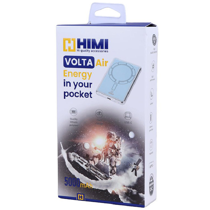 پاور بانک بی سیم فست شارژ هیمی Volta Air VQ-P13 PD 20W ظرفیت 5000 میلی آمپر ساعت - 8