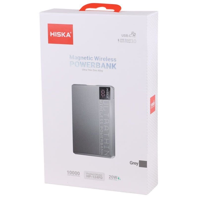 پاور بانک بی سیم فست شارژ هیسکا HP-124PD QC3.0 PD 20W ظرفیت 10000 میلی آمپر ساعت - 7