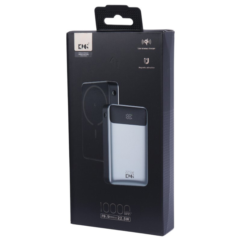 پاور بانک بی سیم فست شارژ کی پی جی WPG-108 QC3.0 PD 22.5W ظرفیت 10000 میلی آمپر ساعت - 8