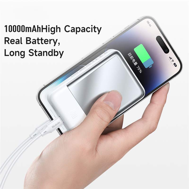 پاور بانک بی سیم فست شارژ مک دودو MC-426 PD 20W ظرفیت 10000 میلی آمپر ساعت - 7