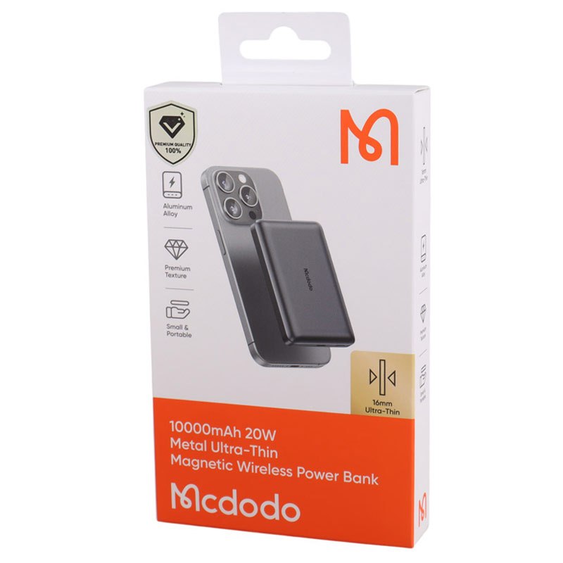 پاور بانک بی سیم فست شارژ مک دودو MC-465 PD 20W ظرفیت 10000 میلی آمپر ساعت - 8