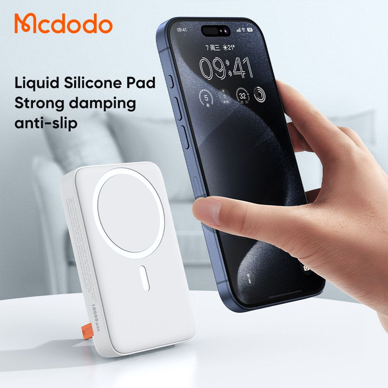 پاور بانک بی سیم فست شارژ مک دودو MC-510 PD 20W ظرفیت 10000 میلی آمپر ساعت - 8