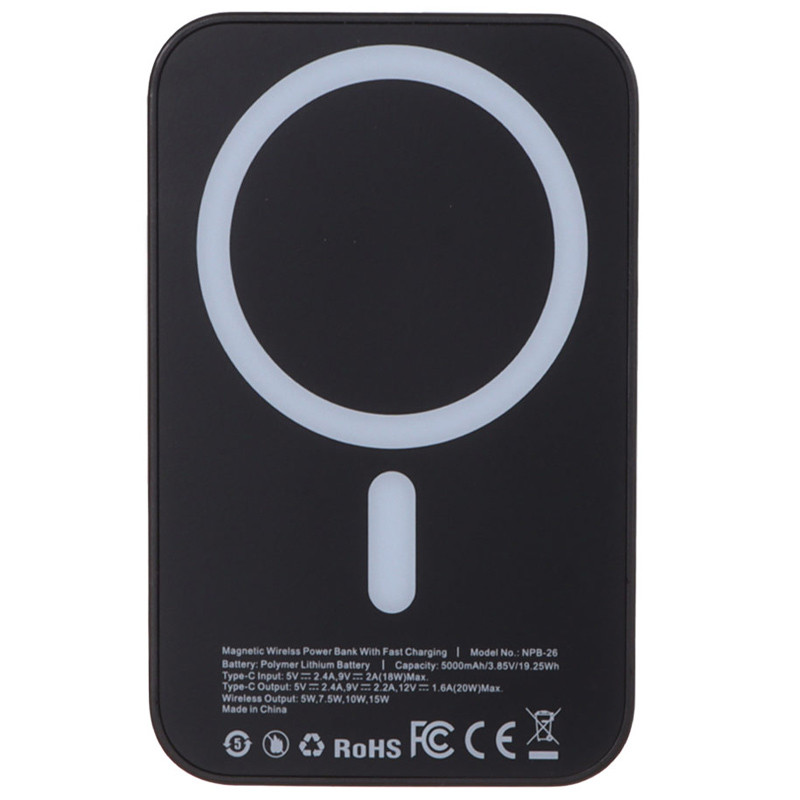 پاور بانک بی سیم فست شارژ نیتو NPB26 PD 20W ظرفیت 5000 میلی آمپر ساعت - 4
