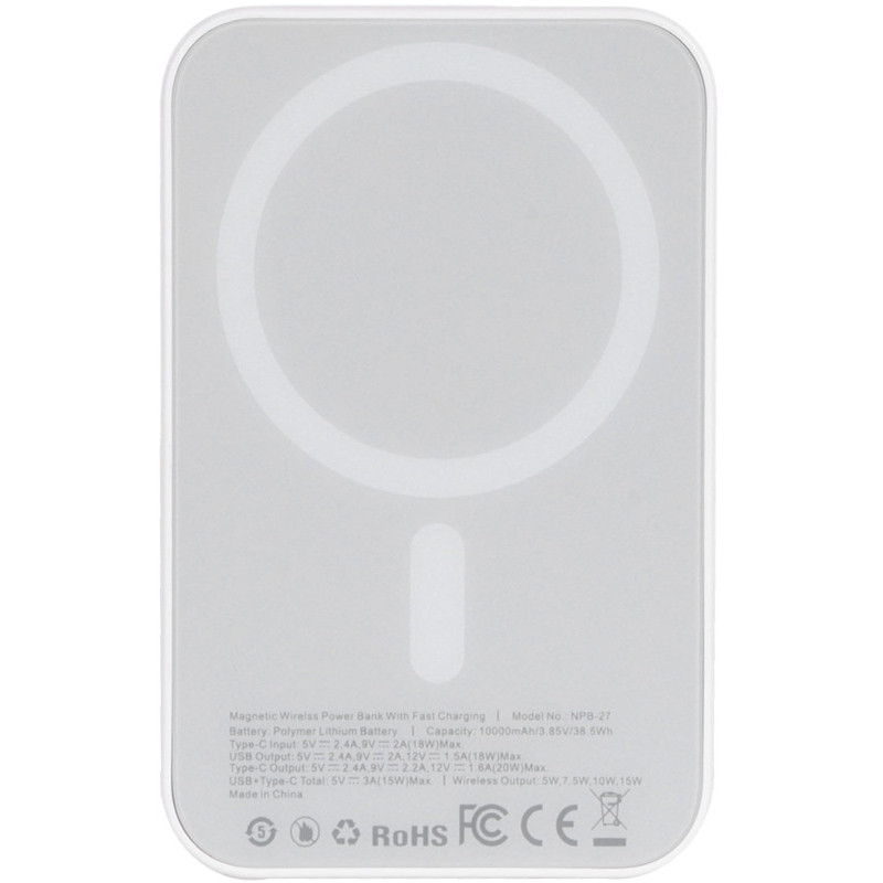 پاور بانک بی سیم فست شارژ نیتو NPB27 PD 22.5W ظرفیت 10000 میلی آمپر ساعت - 4