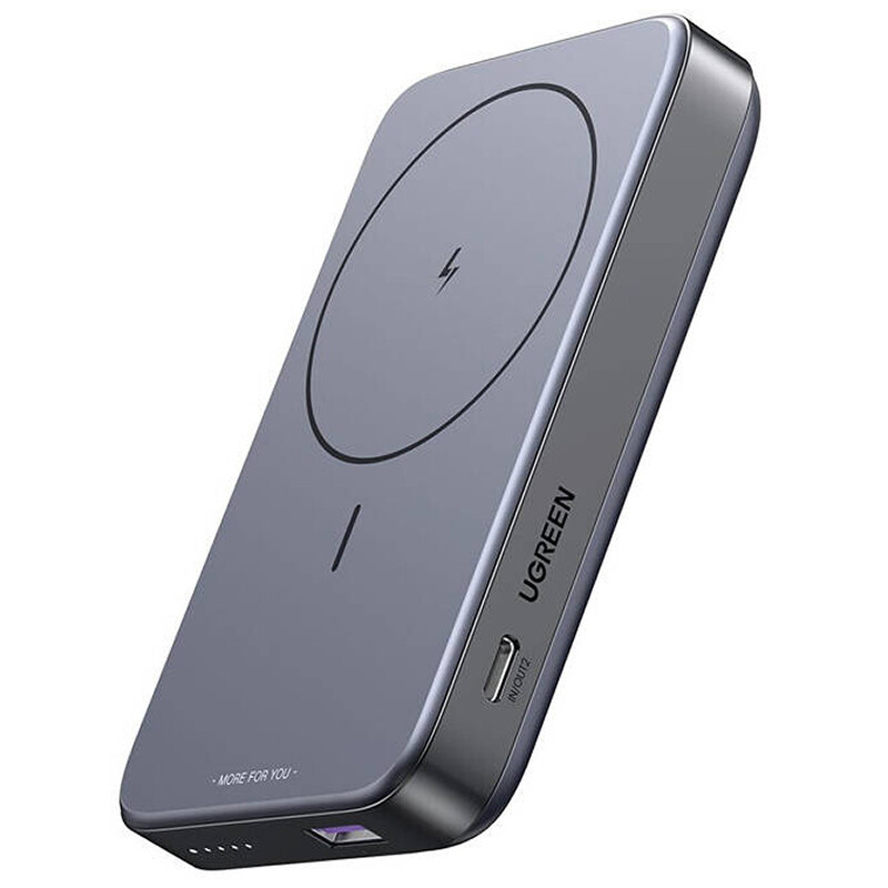 پاور بانک بی سیم فست شارژ یوگرین PB206-15086 QC3.0 PD3.0 22.5W ظرفیت 10000 میلی آمپر ساعت