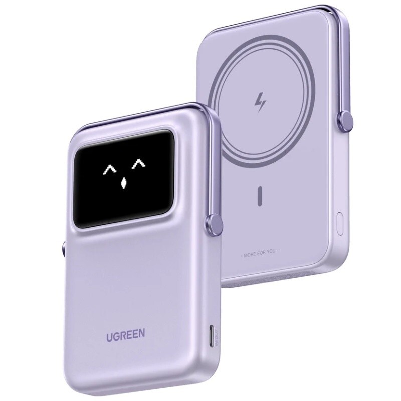 پاور بانک بی سیم فست شارژ یوگرین PB571-356 QC3.0 PD3.0 20W ظرفیت 5000 میلی‌ آمپر ساعت