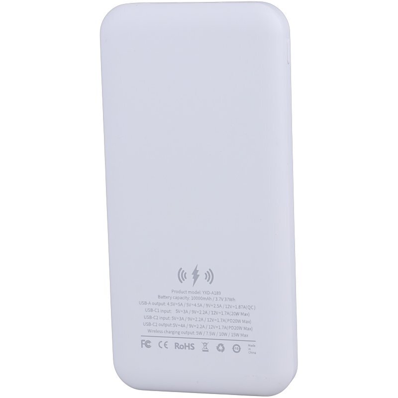 پاور بانک بی سیم فست شارژ یوسوندا YXD-A189 QC PD 22.5W ظرفیت 10000 میلی آمپر ساعت - 2