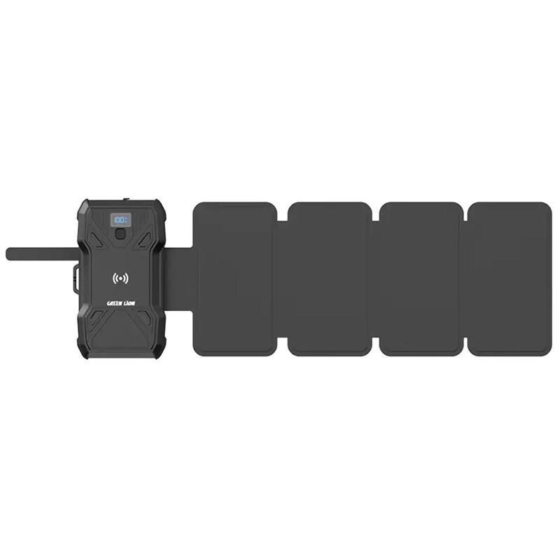 پاور بانک بی سیم خورشیدی فست شارژ گرین لاین Solar 5-Panel GL-PX27 GNSOL5PN30 QC PD 20W ظرفیت 30000 میلی آمپر ساعت - 4