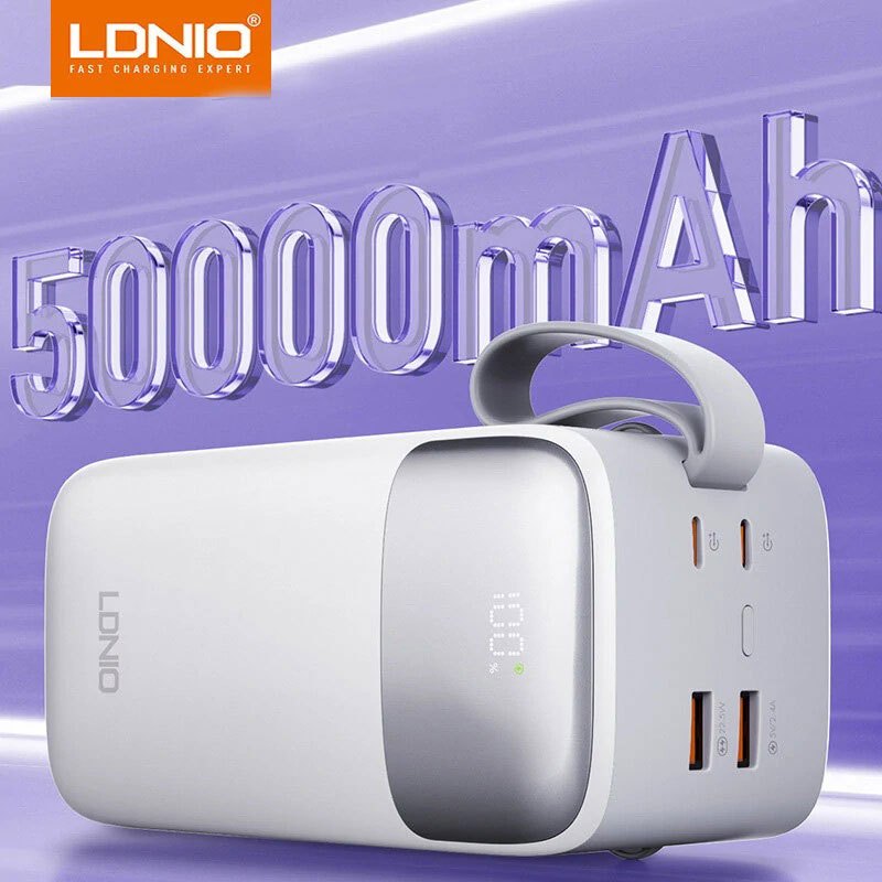پاور بانک فست شارژ 50000 الدینیو Ldnio PQ50 QC3.0 PD 22.5W - 8