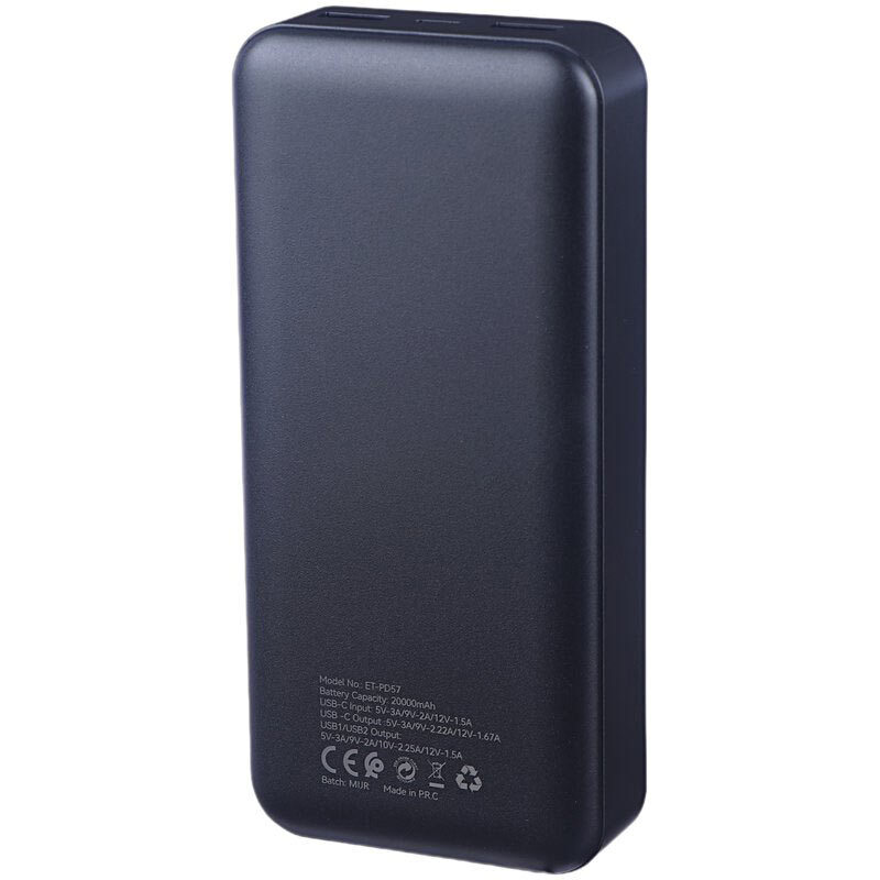 پاور بانک فست شارژ ارلدام ET-PD57 PD 22.5W ظرفیت 20000 میلی آمپر ساعت - 5