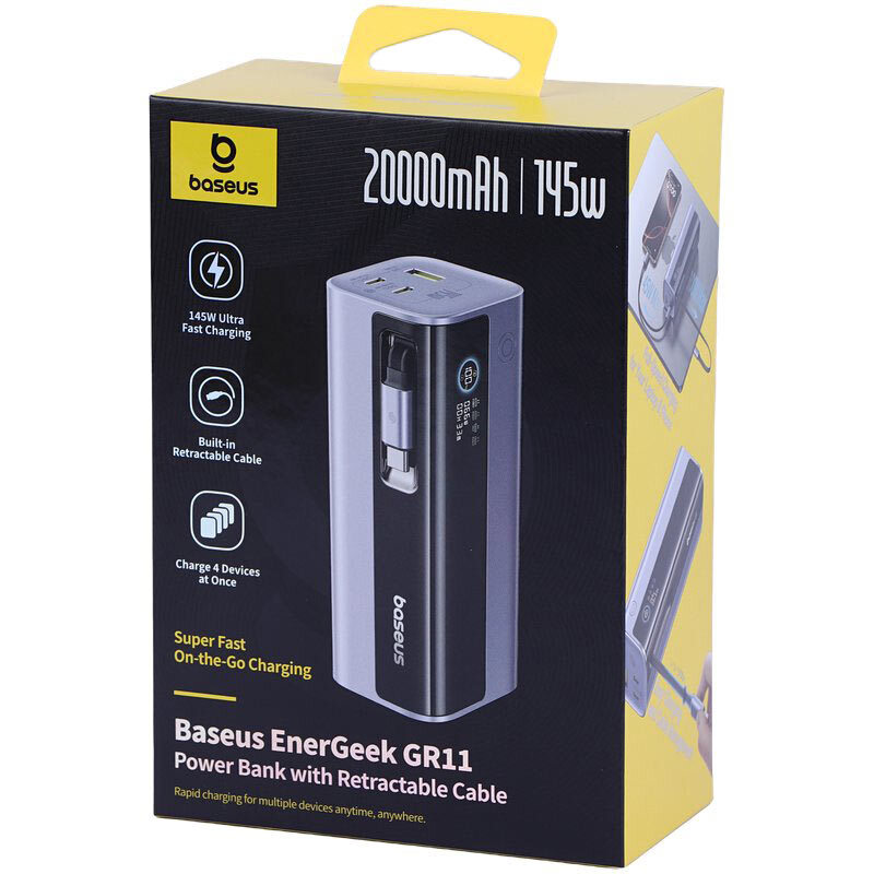 پاور بانک فست شارژ باسئوس EnerGeek GR11 PPCJB-20E5 E0027B PD 145W ظرفیت 20000 میلی آمپر ساعت - 7