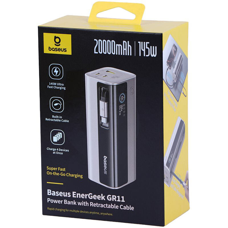 پاور بانک فست شارژ باسئوس EnerGeek GR11 PPCJB-20E5 E0027B PD 145W ظرفیت 20000 میلی آمپر ساعت - 8