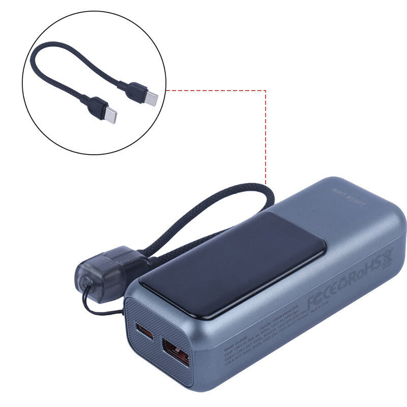 پاور بانک فست شارژ گرین لاین Compact 10 GL-PX89 GNCOP10KPB QC3.0 PD 22.5W ظرفیت 10000 میلی آمپر ساعت - 4