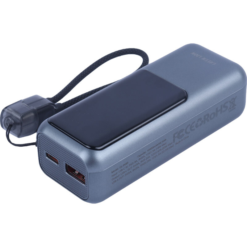 پاور بانک فست شارژ گرین لاین Compact 10 GL-PX89 GNCOP10KPB QC3.0 PD 22.5W ظرفیت 10000 میلی آمپر ساعت - 5