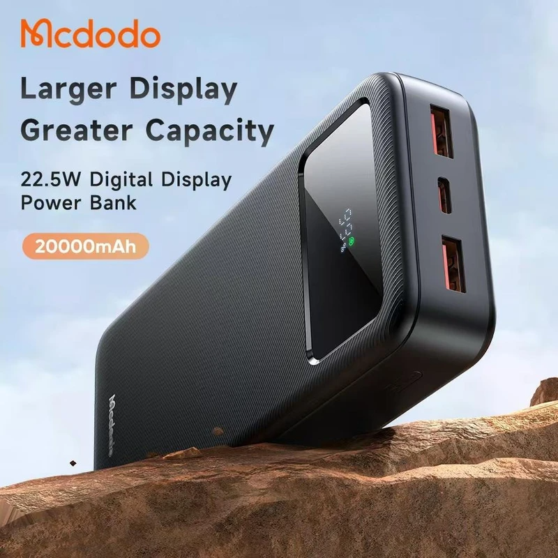 پاور بانک فست شارژ مک دودو MC-423 QC PD 22.5W ظرفیت 20000 میلی آمپر ساعت - 7