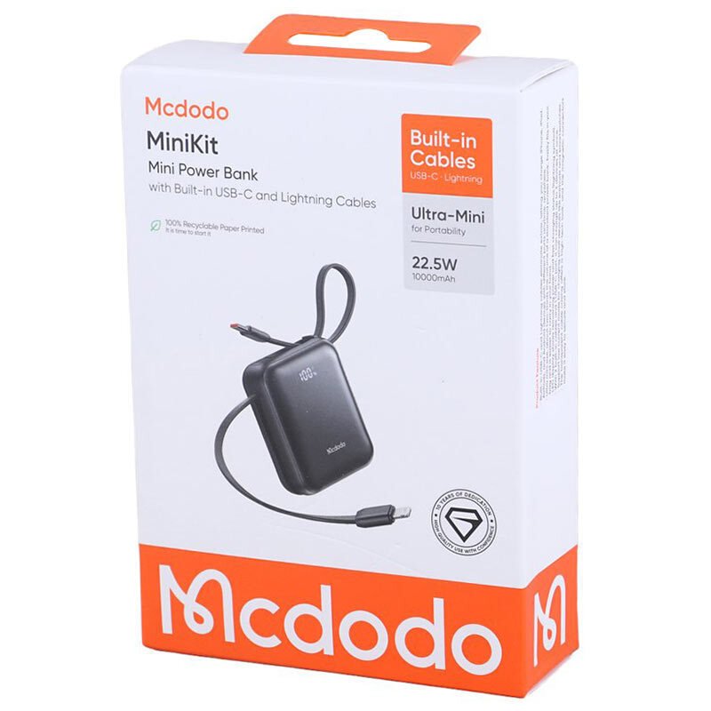 پاور بانک فست شارژ مک دودو Minikit MC-862 PD 22.5W ظرفیت 10000 میلی آمپر ساعت - 8