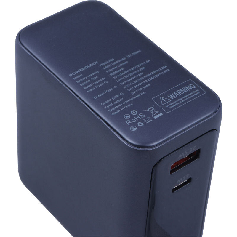 پاور بانک فست شارژ پاورولوژی PPBCHA60 PD QC 45W ظرفیت 15000 میلی آمپر ساعت - 5