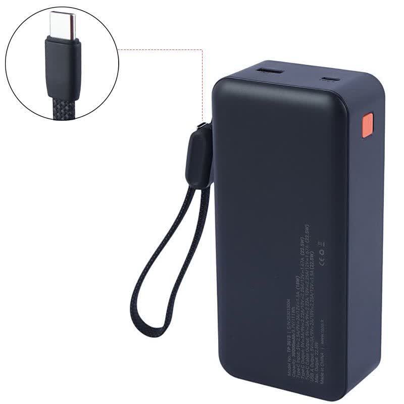 پاور بانک فست شارژ تسکو TP 3013 QC3.0 PD 22.5W ظرفیت 30000 میلی آمپر ساعت - 5